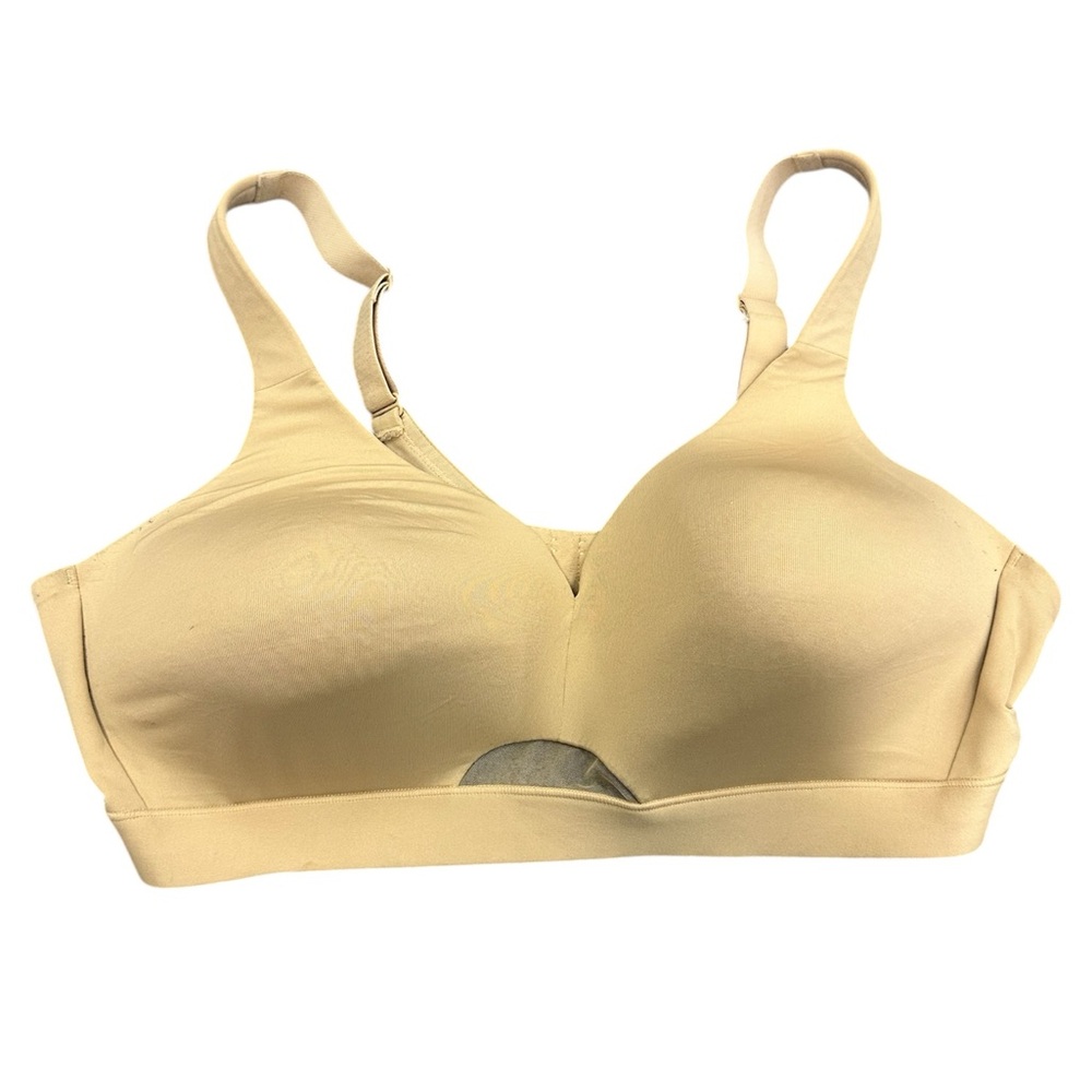 Cacique Comfort Bliss Lightly Lined No-Wire‎ Bra Cream 42C